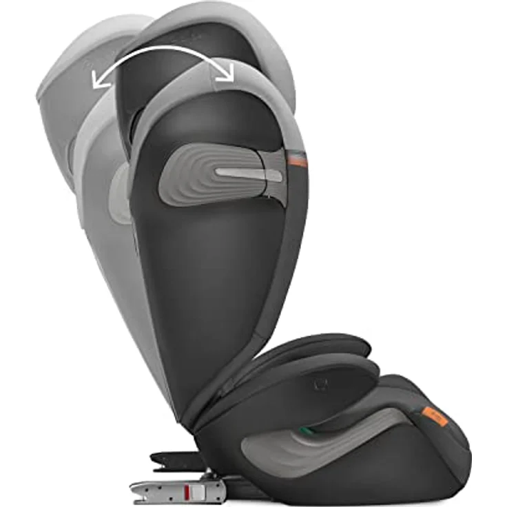 CYBEX Gold Kindersitz Solution S2 i-Fix, Für Autos mit und ohne ISOFIX, 100 - 150 cm, Ab ca. 3 bis 12 Jahre (15 - 50 kg), Lava Grey – Bild 8