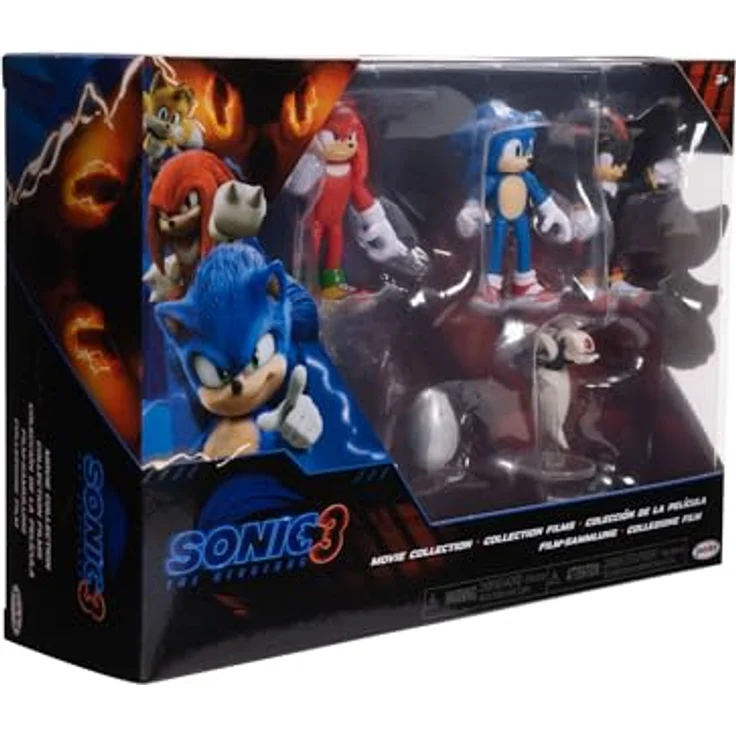 Sonic Sonic 3 Movie 6 cm Actionfiguren Multipack, Sammelfiguren Set – Bild 4