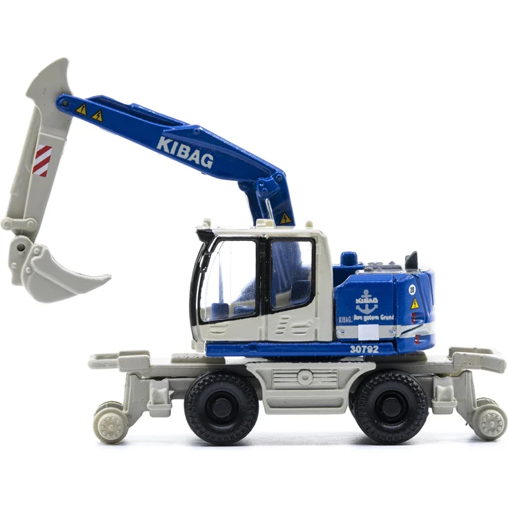 Hobbytrain Liebherr 2-Wege Bagger KIBAG CH, Modellbau Zubehör für N-Anlage oder Dioramenbau