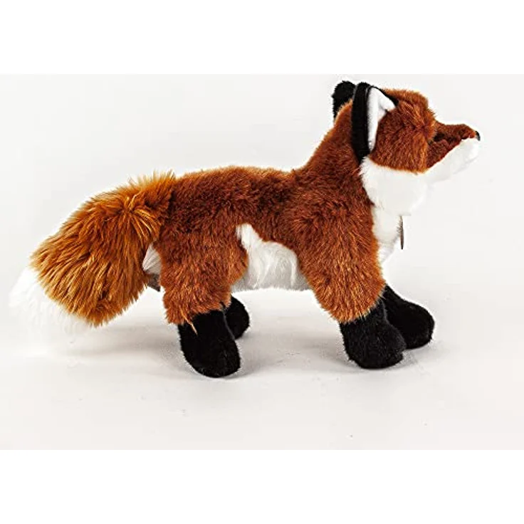 Teddys Rothenburg Kuscheltier Fuchs stehend 30 cm rotbraun-weiß, kuschelweicher Plüsch, maschinenwaschbar bis 30°C – Bild 4