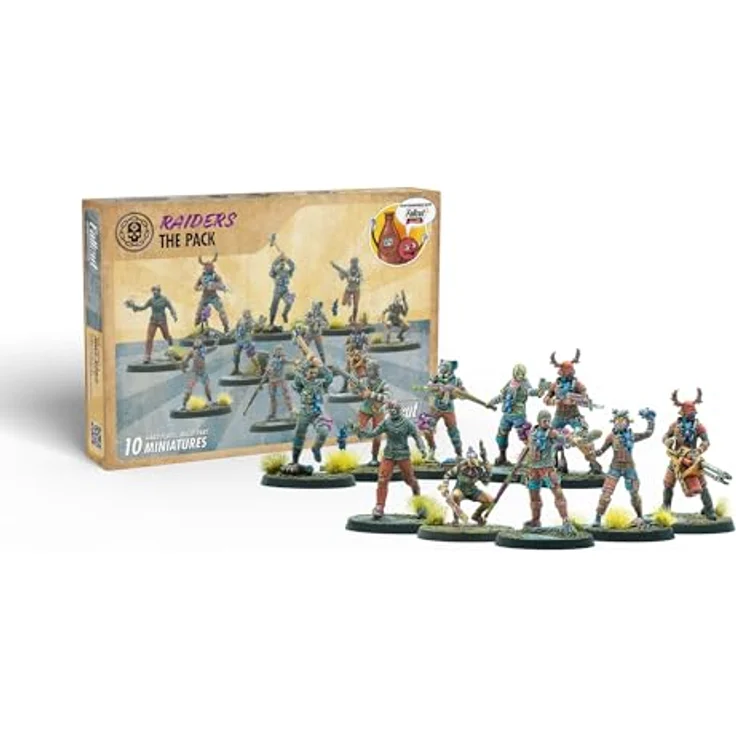Modiphius Fallout: Miniatures - Raiders: The Pack, kompatibel mit Wasteland Warfare und Factions, kreative Gestaltung der Figuren – Bild 4