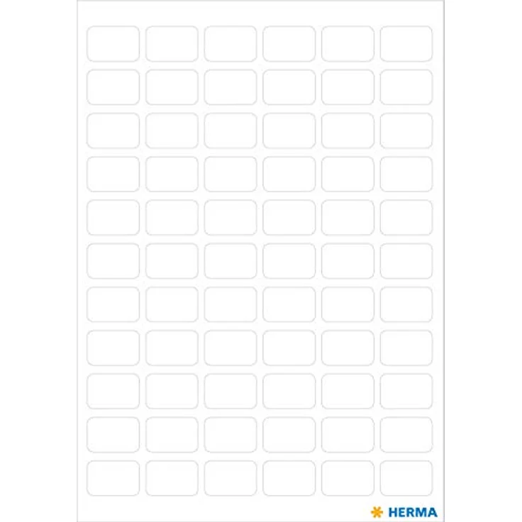 HERMA 3610 Vielzweck-Etiketten, 462 Stück, 8 x 12 mm, selbstklebend, matt, weiß – Bild 2