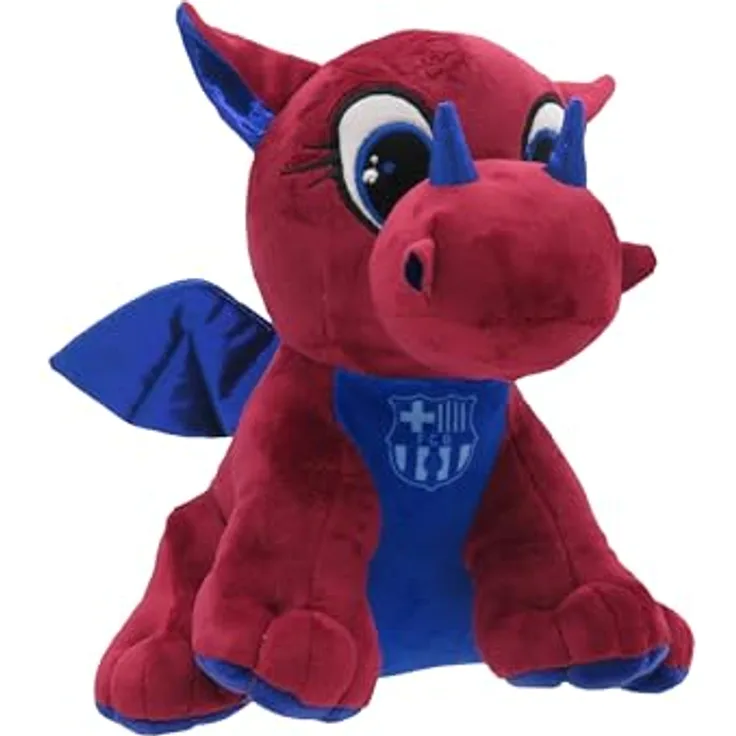 Cyp Brands FC Barcelona Dragon, Plüschtier 25cm mit gestickten Details, offizielles Produkt