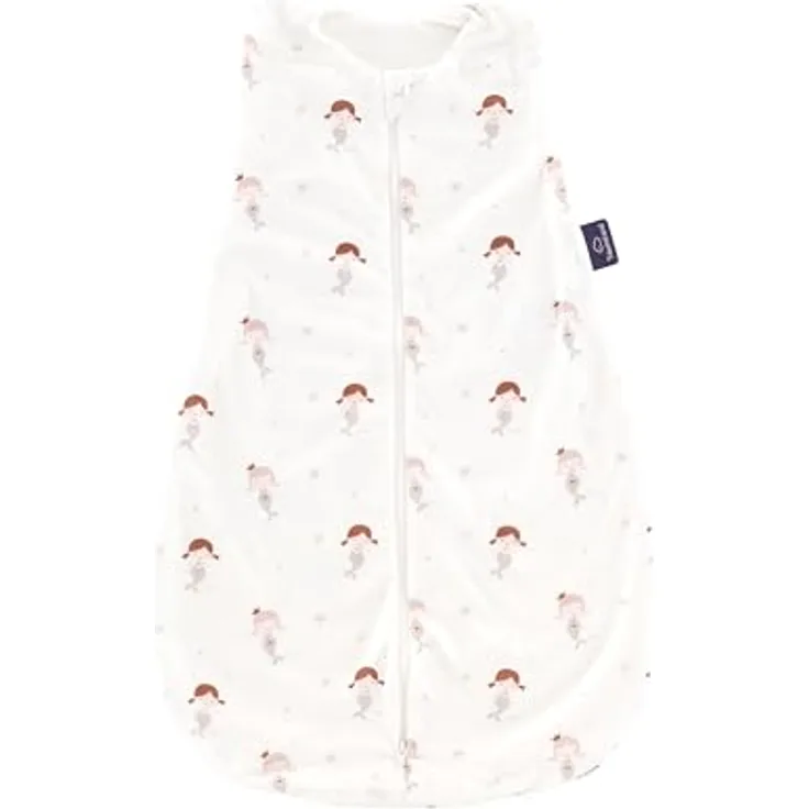Träumeland Sommerschlafsack Baby Mermaid 0.5 TOG, atmungsaktiv, 100% Baumwolle, Öko-Tex 100 zertifiziert, schadstofffrei & hautfreundlich