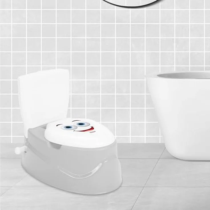 Lemodo Toilettentrainer für Kinder ab 18 Monate, Kindertoilette mit Musik, Töpfchen mit herausnehmbarem Einsatz und Toilettenpapierhalter – Bild 6
