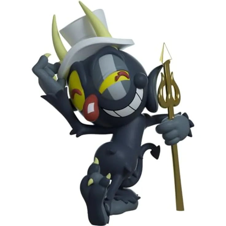 Youtooz „Der Teufel“ Vinyl-Figur, 11,7 cm aus der Cuphead-Show Edition mit individueller Kunstverpackung und langlebigem Vinyl