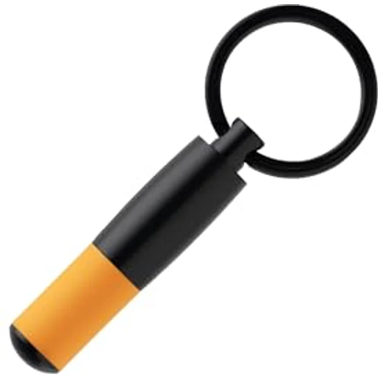BOSS Schlüsselanhänger Gear, minimalistischer Schlüsselanhänger aus Metall, Matrix Yellow (gelb/schwarz) – Bild 2
