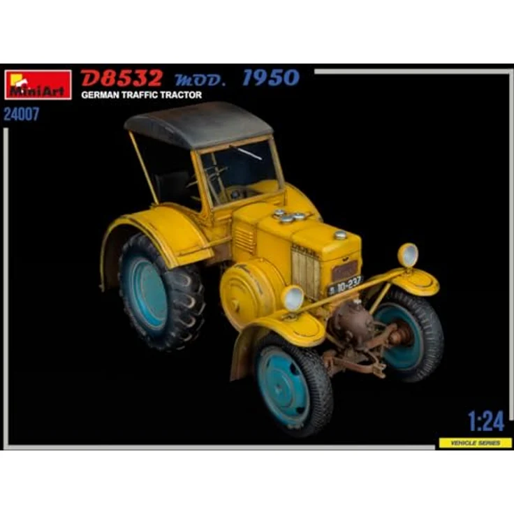 MiniArt 24007 Schlepper D8532 Mod.1950, 1:24 Modellbausatz für detaillierten und originalgetreuen Zusammenbau, unlackiert – Bild 2