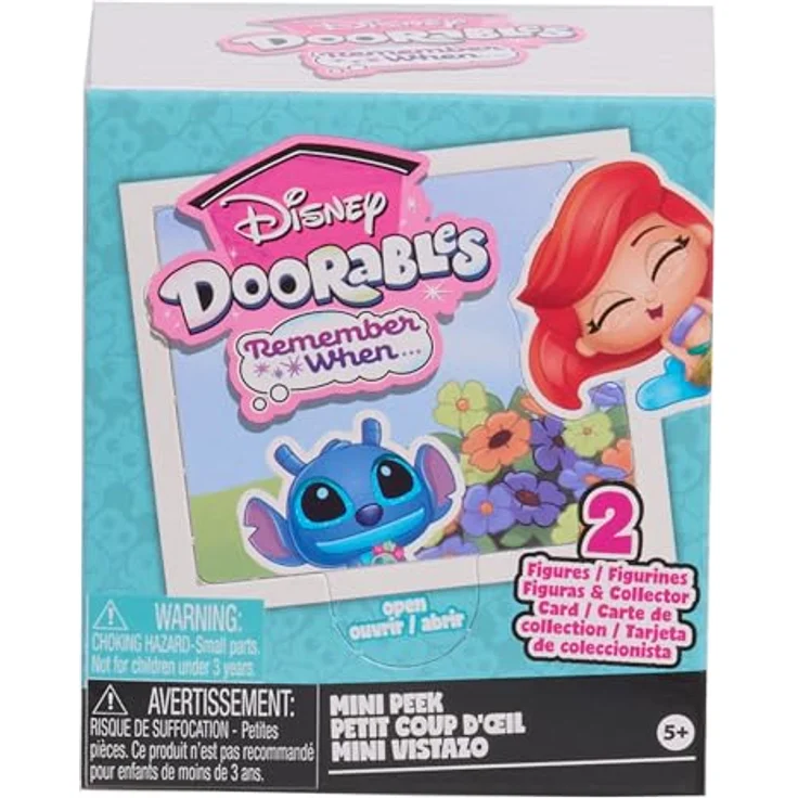 Just Play Disney Doorables „Remember When“ Sammelfiguren Serie 13, 2 Figuren und Mini Peek in Überraschungskapsel mit Kameraform, für Kinder ab 5 Jahren, Disneyfans – Bild 1