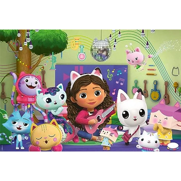 Schmidt Spiele Fantasie 56472 Gabby's Dollhouse, Glizerpuzzle Kinderpuzzle, bunt, Moyen, 40 Teile – Bild 4
