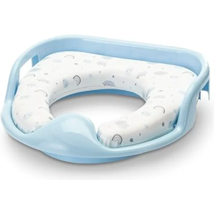 Lorelli Baby-Toilettensitz weich mit Handgriffen, 6 cm, gepolstert, mit Spritzschutz, ab 18 Monaten – Bild 2