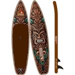 Swiss Outdoor SUP-Board TIKI 320/350 cm, Set mit Paddel, Tragetasche, Pumpe und 3 Finnen