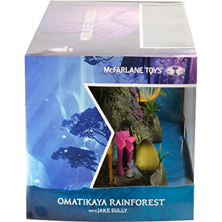 Mcfarlane Toys Avatar W.o.p Deluxe Playset Omatikaya Regenwald mit Jake Sully Figur, mehrfarbig, mit Schwarzlichtlampen und 6 Artikulationspunkten – Bild 10