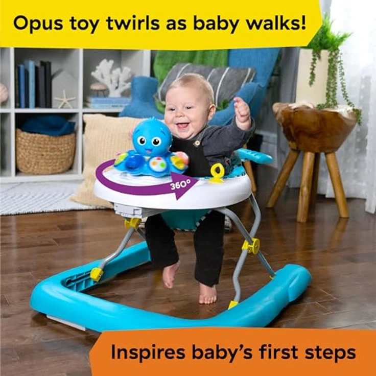 Baby Einstein Step & Twirl Opus 4-in-1 Aktivitäten Lauflernhilfe, Musikalisch, Ocean Explorers, für Kleinkinder (6-24 Monate) – Bild 2