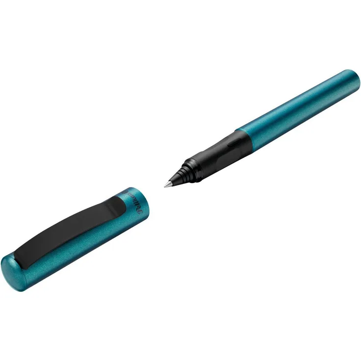 Pelikan Füllhalter Pelikan Tintenroller Pina Colada / Farbe: petrol metallic, löschbar und nachfüllbar
