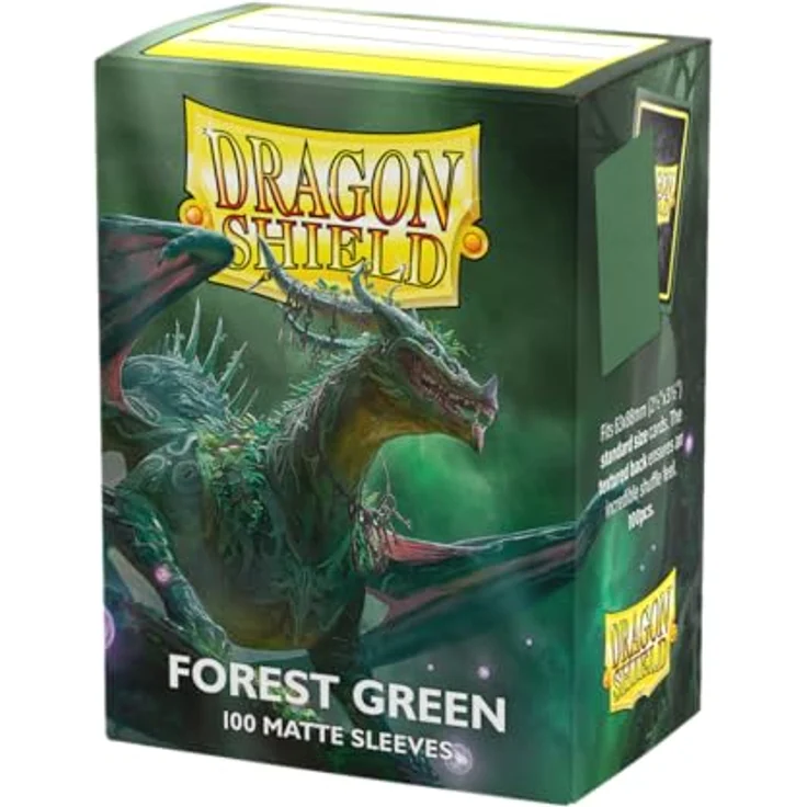 Dragon Shield Arcane Tinmen Dragon Shield: Matte Kartenhüllen für Sammelkartenspiele, Forest Green, 100 Stück – Bild 1