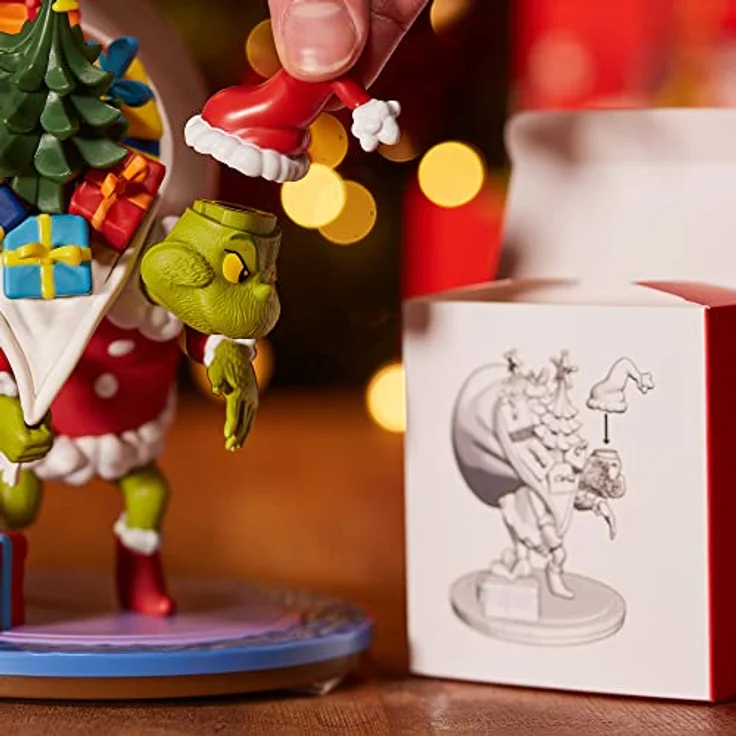CC Countdown Characters Dr Seuss The Grinch Adventskalender Charakter Statue Offizieller Grinch-Merchandise-Artikel Einzigartige Limitierte Auflage Sammler Vinyl Geschenk NS3522 – Bild 4