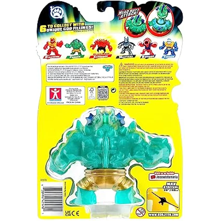 Heroes of Goo Jit Zu Deep GOO Sea Helden-Packung mit Foogoo. Super Stretchy und Dehnbare Actionfigur mit besonderer Schleimfüllung – Bild 4