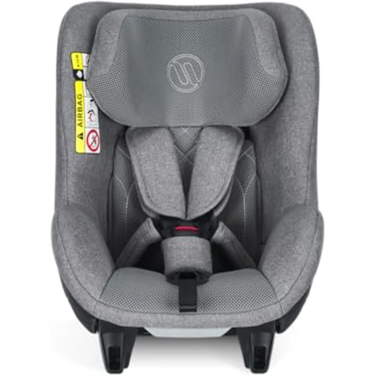Avionaut AeroFIX AirFlow, Reboard Kindersitz (0-18 kg) mit Air-Flow Polsterung und Seitenaufprallschutz, grau – Bild 2