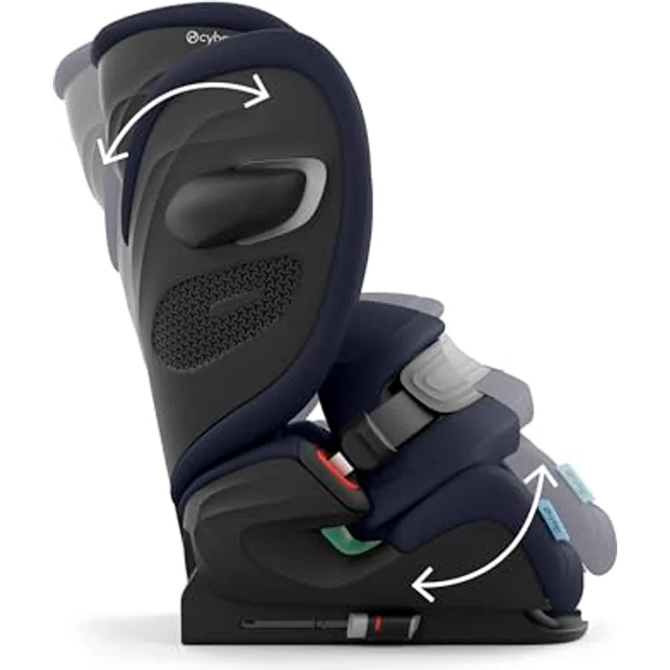 Cybex Pallas G2 Plus, Kindersitz für 9 Monate - 12 Jahre mit Fangkörper, Ocean Blue – Bild 3