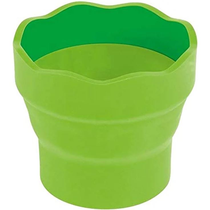 Faber-Castell Wasserbecher Clic and Go hellgrün – Bild 2