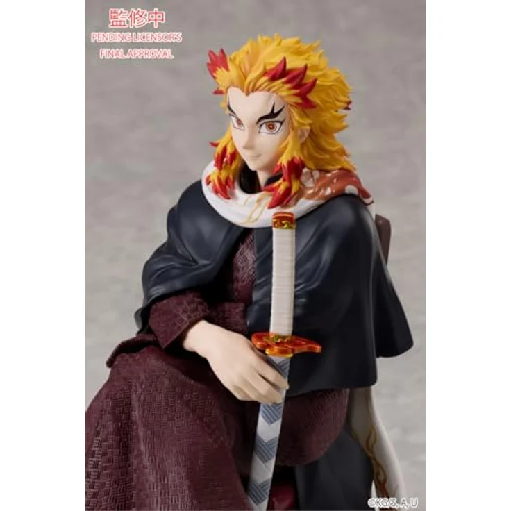 Aniplex Demon Slayer: Kimetsu no Yaiba Statue Kyojuro Rengoku, PVC-Figur, 16 cm, detailreich – Bild 5
