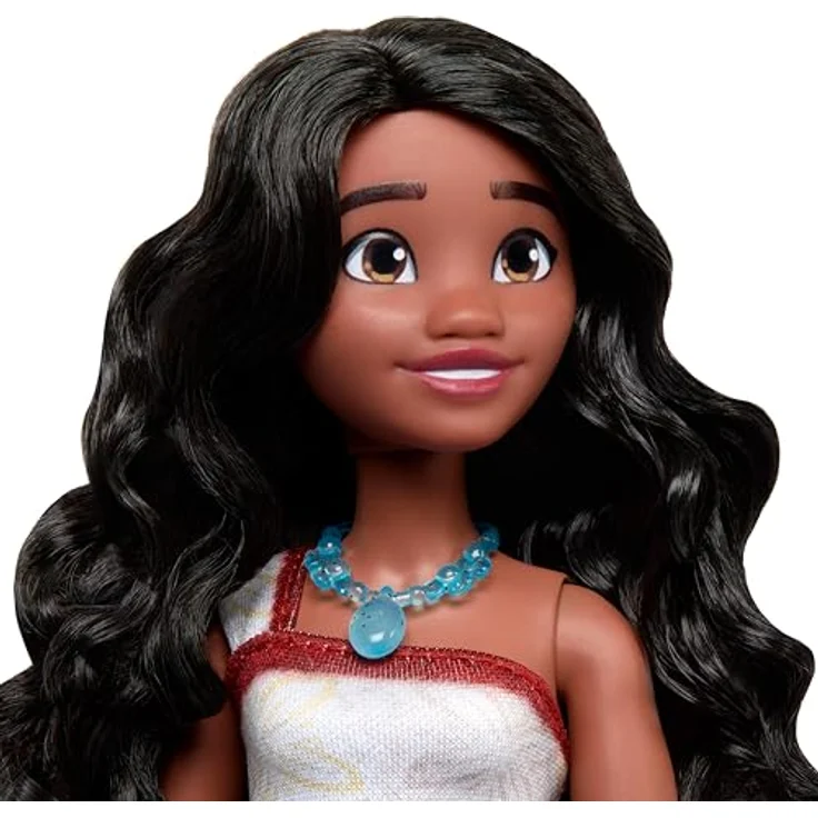 Mattel® Anziehpuppe Disney Vaiana 2, Vaiana im Abenteuer-Outfit mit Halskette und Fußkettchen, bewegliches Haar und Gliedmaßen – Bild 3