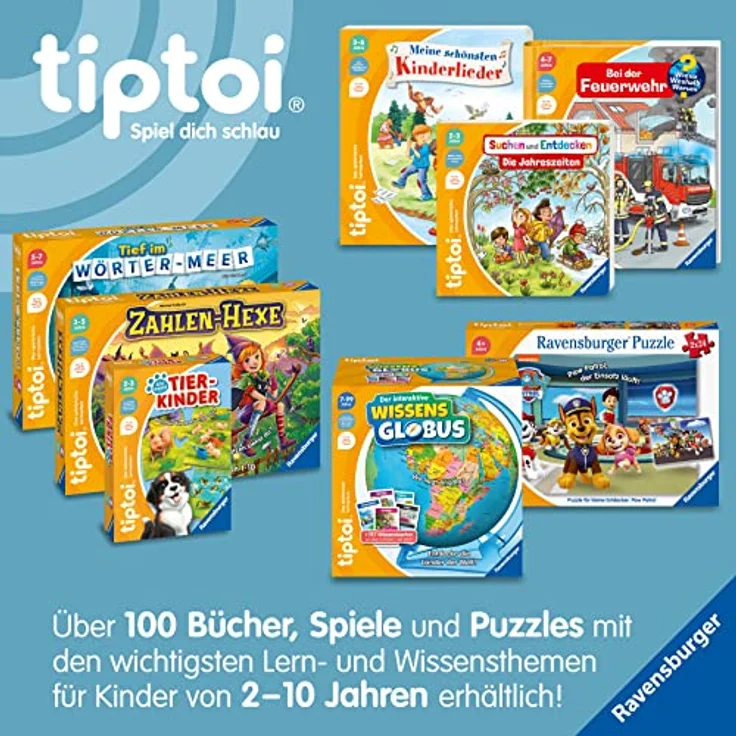 Ravensburger tiptoi® Spiel "Tiere der Welt", Lernspiel zur Tierarten-Erkennung, Made in Europe – Bild 7