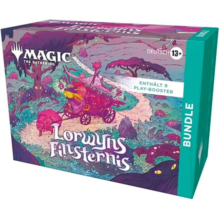 Magic: The Gathering Lorwyns Finsternis - Bundle mit 9 Play-Boostern, 1 Foilkarte, 1 Spindown-Würfel und Kartenaufbewahrungsschachtel (Deutsche Version) – Bild 1