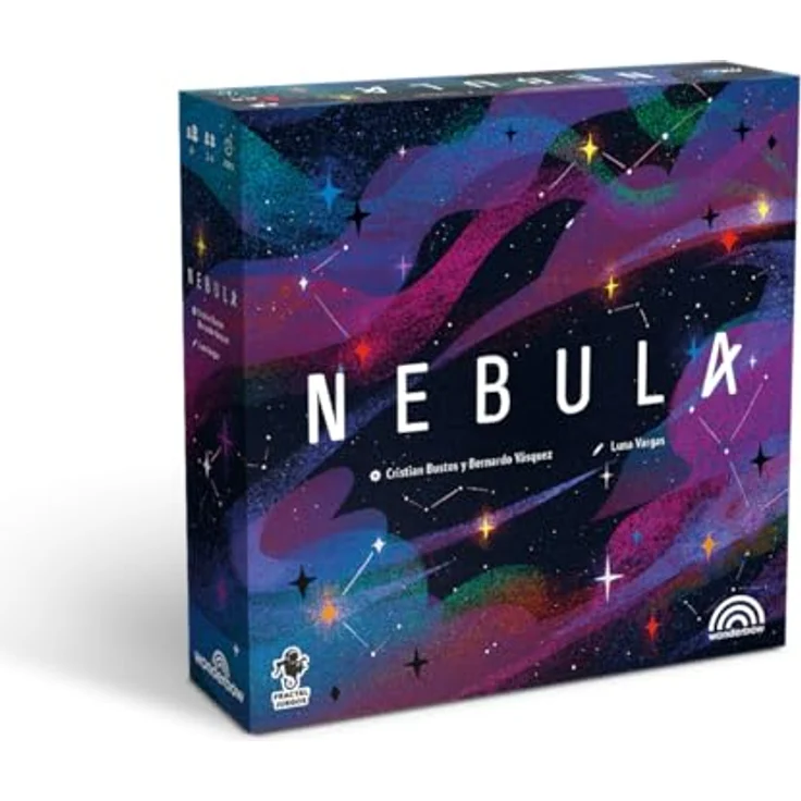 Wonderbow Nebula Brettspiel, Sternen-Puzzler mit Dunkelnebel-Effekt und strategischen Zielen, für 2-4 Spieler, ab 8 Jahren – Bild 1