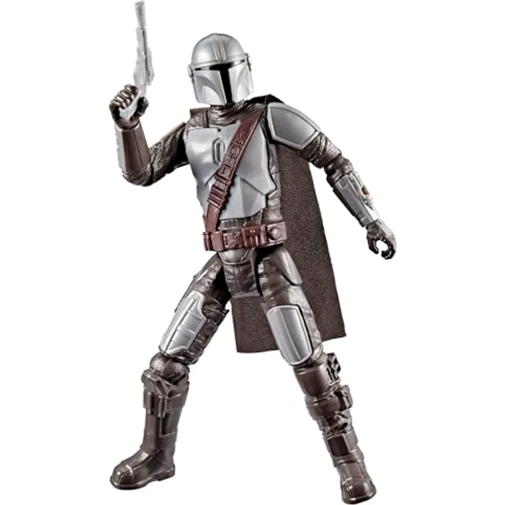 Star Wars Titan Serie The Mandalorian, 30 cm große Action-Figur mit Umhang und Blaster, Spielzeug für Jungen und Mädchen ab 4 Jahren