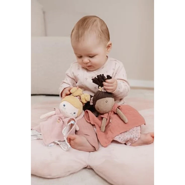 Little Dutch 9029 Schmusetuch Fee Mila, Kuscheltuch aus 50% Baumwolle und 50% Polyester, 30x16,5x7cm, maschinenwaschbar bei 30 Grad, ab Geburt empfohlen – Bild 5