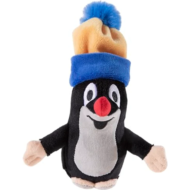 Heunec® Kleiner Maulwurf mit Mütze, Kuscheltier, 18 cm, GRS-zertifiziertes Material, weich – Bild 2