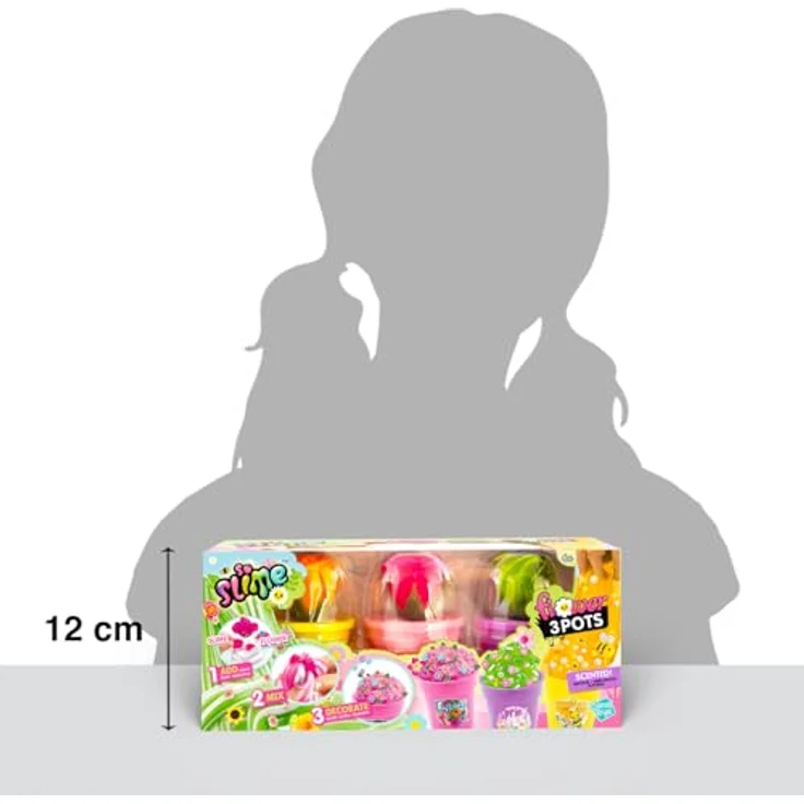 Canal Toys So Slime Slime Flower 3er Set, 3 Duftschleim Töpfe mit Farbblumen, 6 Deko-Beutel und 3 Charms, Kreativ-Set für Kinder ab 6 Jahren – Bild 5