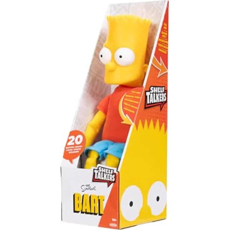 Jakks Pacific Simpsons Plüschfigur sprechend Bart 33 cm *Englische Version* mit Pull String Activation – Bild 6