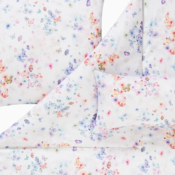 ESTELLA Bettwäsche Gabriela, Multicolor, 3-teilig, 155x220 cm + 80x80 cm + 40x80 cm, Mako-Satin, seidig-glänzende Oberfläche, pflegeleicht & trocknerfest, atmungsaktiv & anschmiegsam, 100% Baumwolle – Bild 4