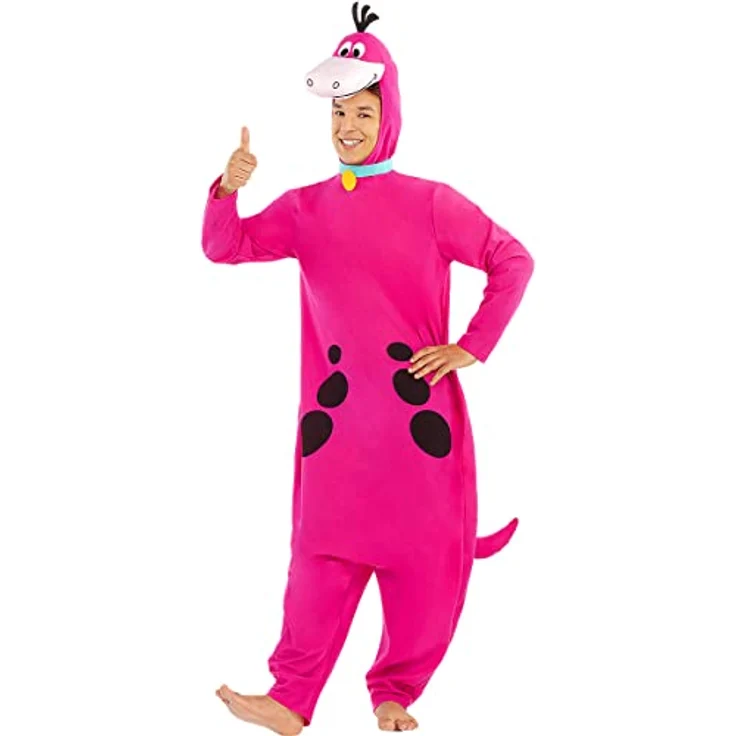 Funidelia Dino Kostüm Familie Feuerstein für Herren und Damen, lila, Größe XL, 100% Polyester für Partys, Karneval & Halloween – Bild 4