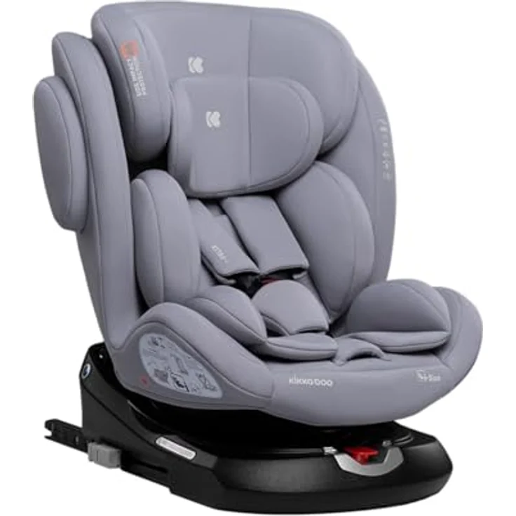 Kikkaboo Autokindersitz Kindersitz i-Felix i-Size, bis: 36 kg, (40-150cm) Isofix Top Tether 360 Grad Drehung, wählbarer Bezug – Bild 4