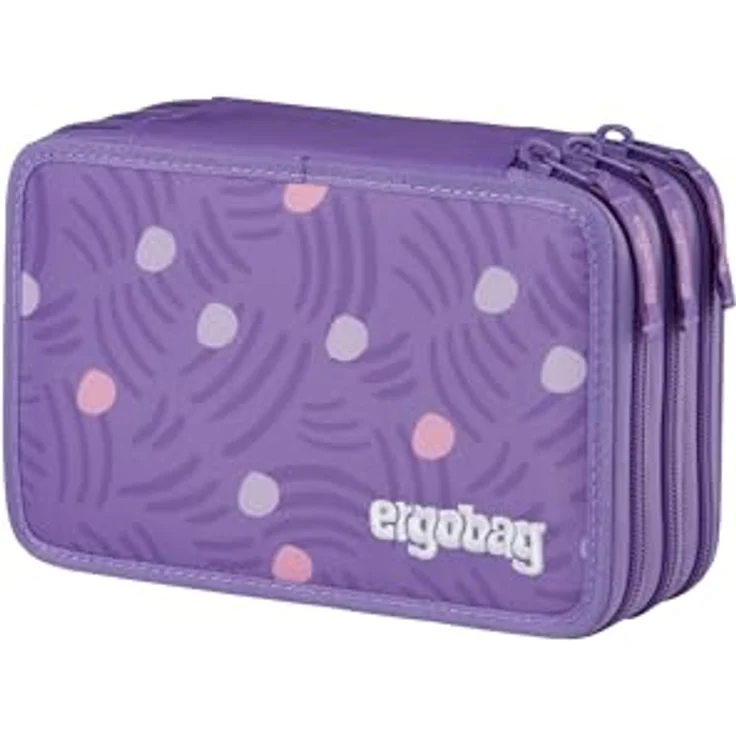 ergobag Maxi Mäppchen Set 40-teilig, mit Lyra Bunt- und Filzstiften, Kleingeldfach, Lineal, Schere – Bild 1