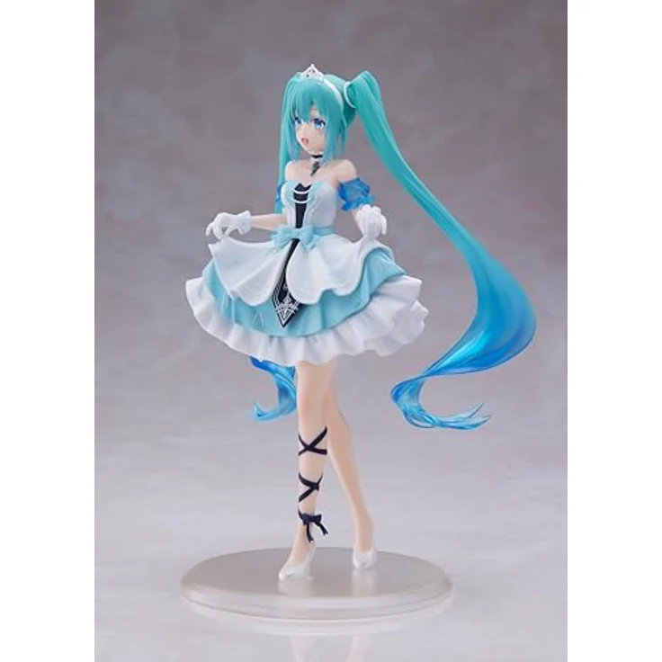 Taito Hatsune Miku PVC Statue Wonderland Cinderella Ver. 18 cm, Sammelfigur mit Standfuß, offizielles Lizenzprodukt – Bild 2