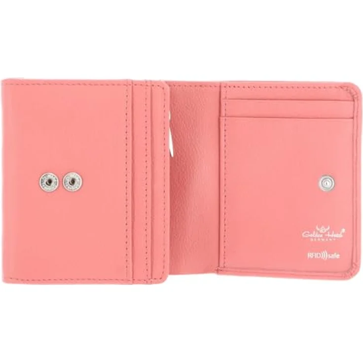 Golden Head Madrid Geldbörse Kinderportemonnaie, RFID Schutz, 100% Leder, 10 cm, orange – Bild 2