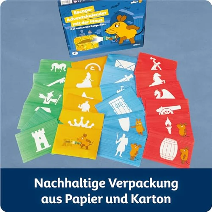 FRANZIS 67211 - Die Maus Escape-Adventskalender mit der Maus, Rätselspaß für kluge Maus-Fans ab 7 Jahren – Bild 7