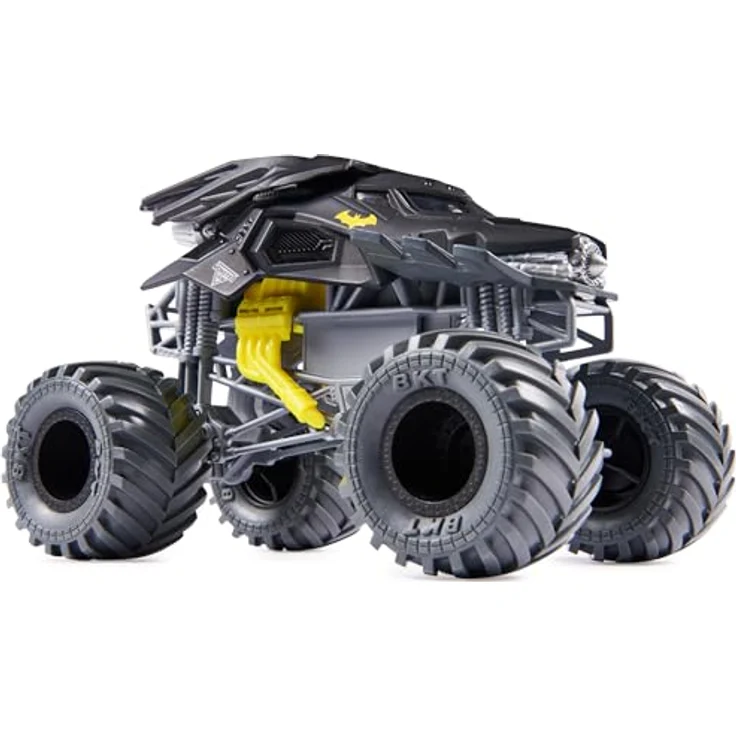 Monster Jam, offizieller Batmobile Monster Jam Truck, Metall-Spritzguss-Fahrzeug zum Spielen und Sammeln im Maßstab 1:24 – Bild 4