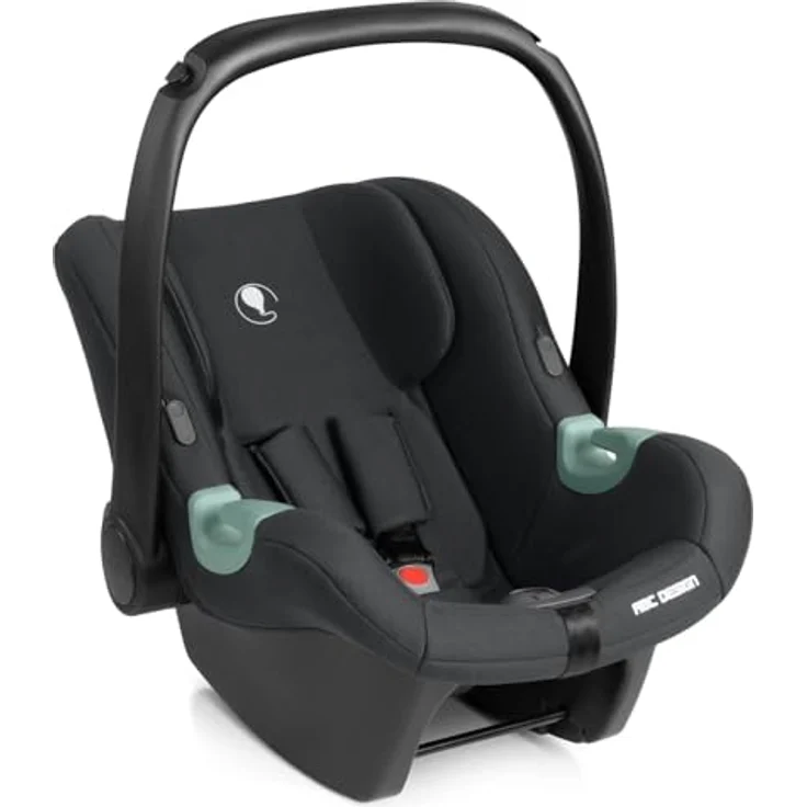 ABC Design Babyschale Tulip i-Size - Ab Geburt bis 15 Monate - Inkl. Sonnenverdeck & Sitzverkleinerer - Schwarz – Bild 1