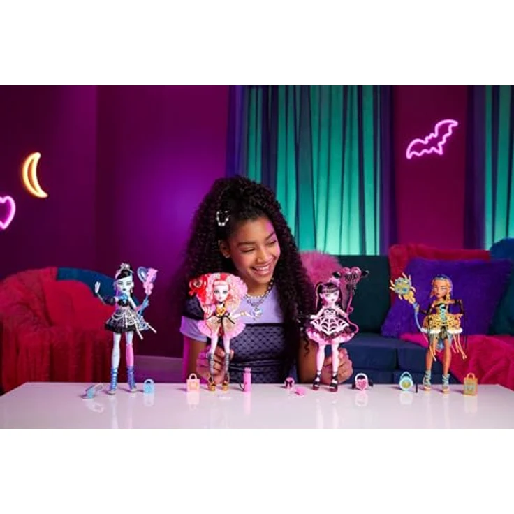 MonsterHigh™ Anziehpuppe Clawdeen Wolf, schaurig schöner Geburtstag Kuchen Set mit über 20 Zubehörteilen – Bild 2