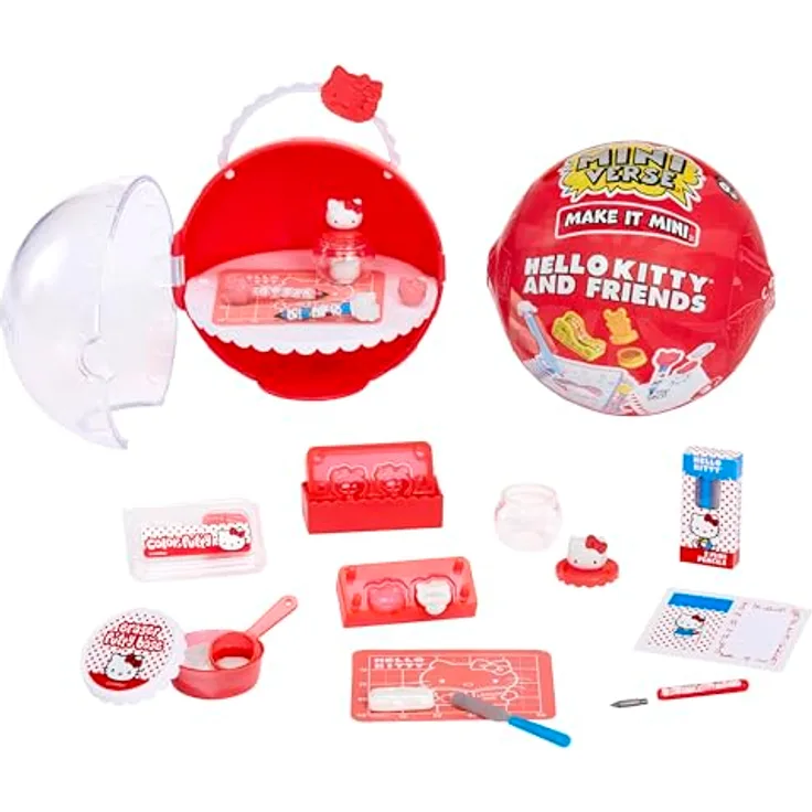 MGA Entertainment MGA's Miniverse - Make It Mini Hello Kitty, Schreibwaren Set zum Selberbasteln, Miniaturformat