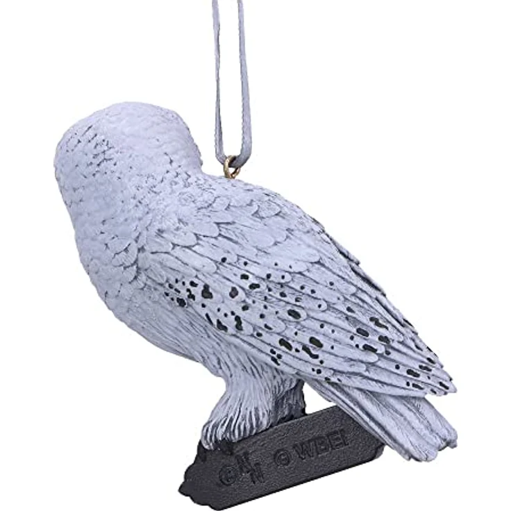 Nemesis Now Harry Potter Christbaumanhänger Hedwig, handgemalt aus feinstem Harz, Sammelfigur in Geschenkverpackung (6) – Bild 4