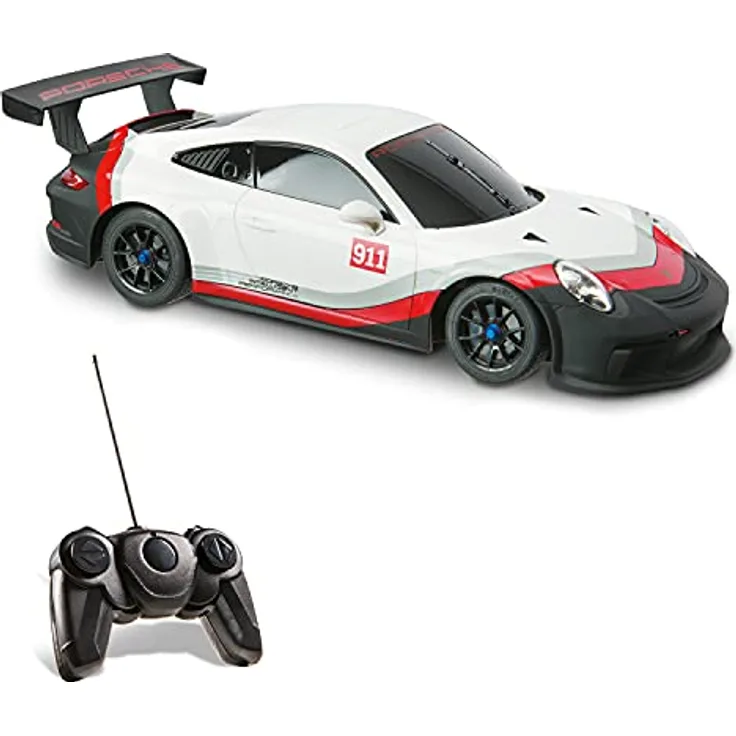 Mondo Motors, PORSCHE 911 GT3 CUP, Modell im Maßstab 1: 18, Geschwindigkeit bis zu 10 km / h, Spielzeugauto für Kinder - 63535