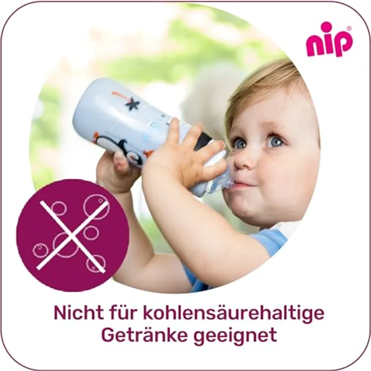 nip Straw Cup gelb PP 330 ml Giraffen Girl – Bild 6