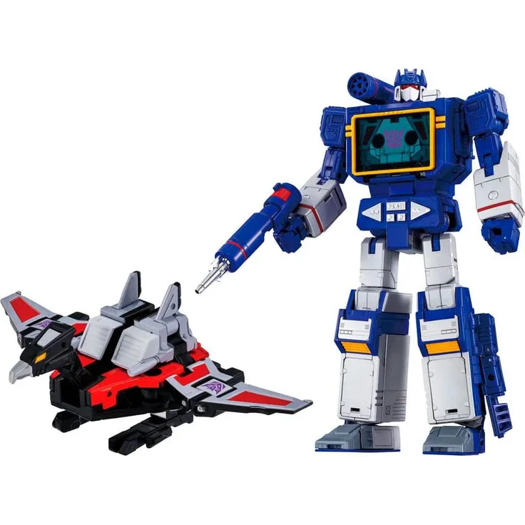 Transformers G44085L00 Team-Up Series, Actionfiguren Set mit Soundwave und Condor (Laserbeak), 23 cm, 10 Zubehörteile, geeignet für Sammler ab 15 Jahren